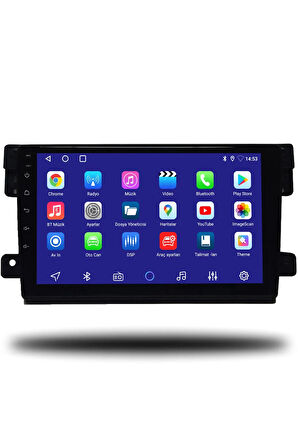 Suzuki Vitara 2007-2011 Uyumlu Android Multimedya Carplay 6gb ram 128gb Hafıza