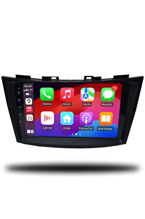 Suzuki Swift 2011-2016 Uyumlu Android Multimedya Carplay 4gb Ram 64gb Hafıza