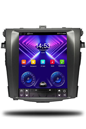 Corolla Tesla 2007-2011 Uyumlu Android Multimedya + CarPlay + 6gb ram + 128gb Hafıza