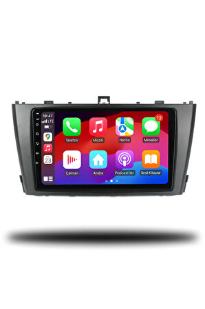 Toyota Avensis 2009-2014 Uyumlu Android Multimedya + CarPlay + 6gb ram + 128gb Hafıza