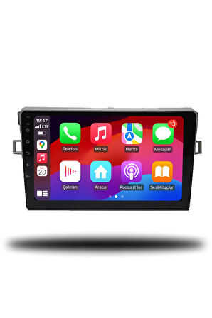 Toyota Verso 2009-2017 Uyumlu Android Multimedya + CarPlay + 4GB RAM + 64GB Hafıza