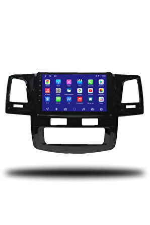 Toyota Hilux 2008-2015 Dijital Klima Android Multimedya + CarPlay + 4GB RAM + 64GB Hafıza Uyumlu