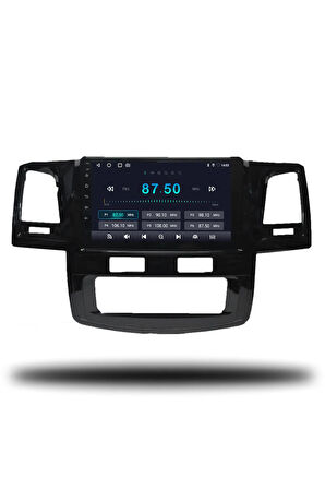 Toyota Hilux 2008-2015 Dijital Klima Android Multimedya + CarPlay + 4GB RAM + 64GB Hafıza Uyumlu