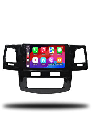 Toyota Hilux 2005-2008 Dijital Klima Uyumlu Android Multimedya + CarPlay + 4GB RAM + 64GB Hafıza