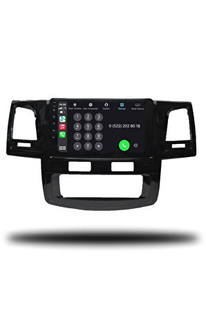 Toyota Hilux 2005-2008 Dijital Klima Uyumlu Android Multimedya + CarPlay + 4GB RAM + 64GB Hafıza