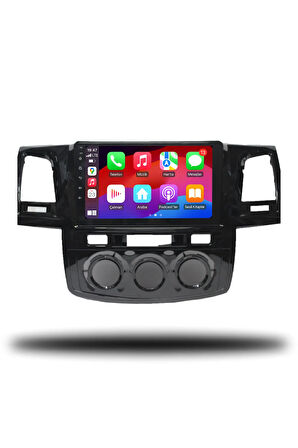 Toyota Hilux 2005-2008 Manuel Klima Uyumlu Android Multimedya + CarPlay + 4GB RAM + 64GB Hafıza