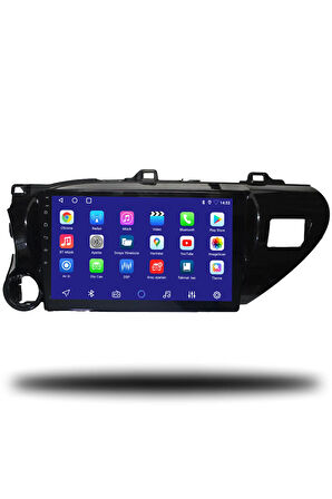 Toyota Hilux 2016-2022 Uyumlu Android Multimedya + CarPlay + 4GB RAM + 64GB Hafıza