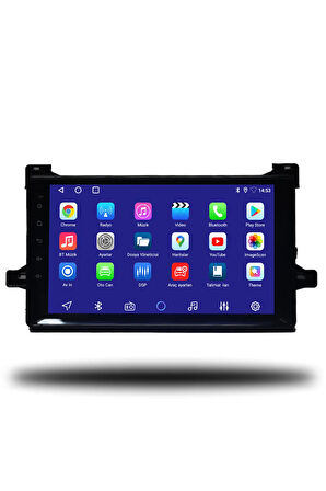 Toyota Prius 2010-2016 Uyumlu Android Multimedya + CarPlay + 4GB RAM + 64GB Hafıza