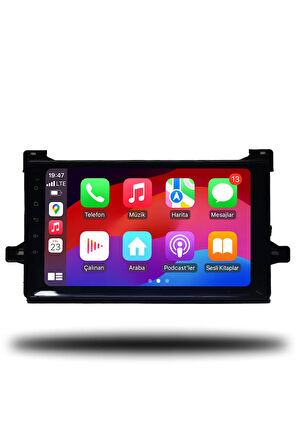Toyota Prius 2010-2016 Uyumlu Android Multimedya + CarPlay + 4GB RAM + 64GB Hafıza