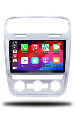 VW Scirocco 2015-2017 Uyumlu Android Multimedya Manuel Klima CarPlay AndroidAuto 4GB RAM 64GB Hafıza