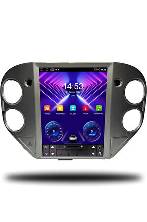 Volkswagen Tiguan 2008-2016 Tesla Android Multimedya + CarPlay + AndroidAuto + 6gb ram + 128gb Hafıza