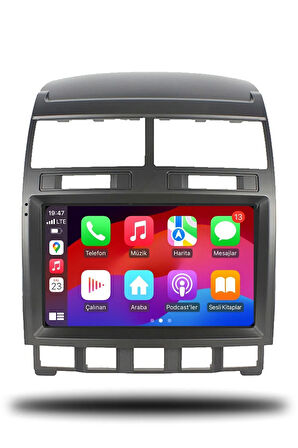 Volkswagen Touareg 2003-2010 Uyumlu Android Multimedya + CarPlay + Android Auto+4GB RAM +64GB Hafıza