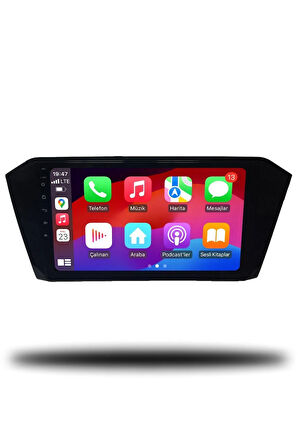 Volkswagen Passat B8 2015-2022 Uyumlu Multimedya + CarPlay + Android Auto + 6gb ram + 128gb Hafıza