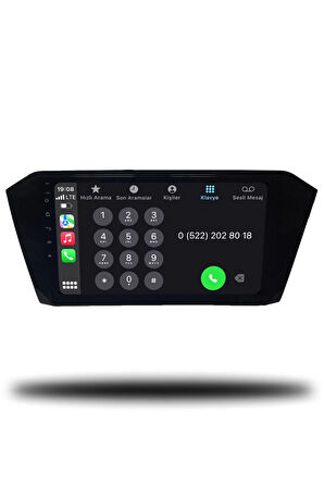 Volkswagen Passat B8 2015-2022 Uyumlu Multimedya + CarPlay + Android Auto + 6gb ram + 128gb Hafıza