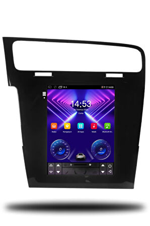 VW Golf 7 2013-2021 Tesla Android Carplay Multimedya + CarPlay + AndroidAuto + 4GB RAM + 64GB Hafıza