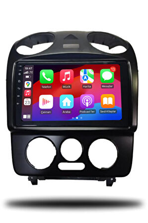 Beetle 2003-2010 Uyumlu Android Multimedya + CarPlay + Android Auto + 4GB RAM + 64GB Hafıza