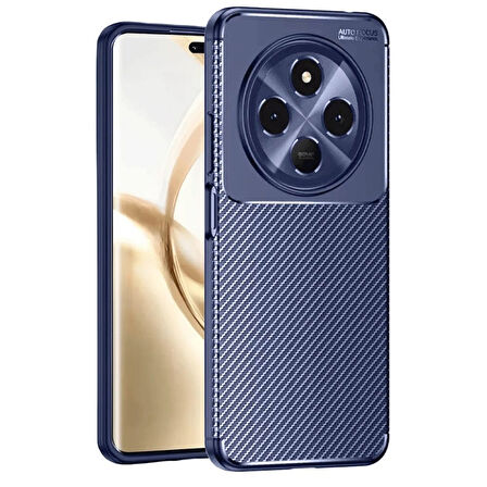 Gpack Tecno Spark 30C uyumlu Kılıf Negro Karbon Görünümlü Silikon