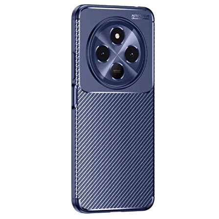 Gpack Tecno Spark 30 uyumlu Kılıf Negro Karbon Görünümlü Silikon