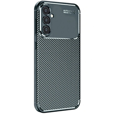 Gpack Samsung Galaxy A16 uyumlu Kılıf Negro Karbon Görünümlü Silikon
