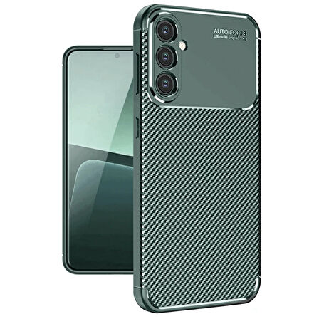 Gpack Samsung Galaxy A16 uyumlu Kılıf Negro Karbon Görünümlü Silikon
