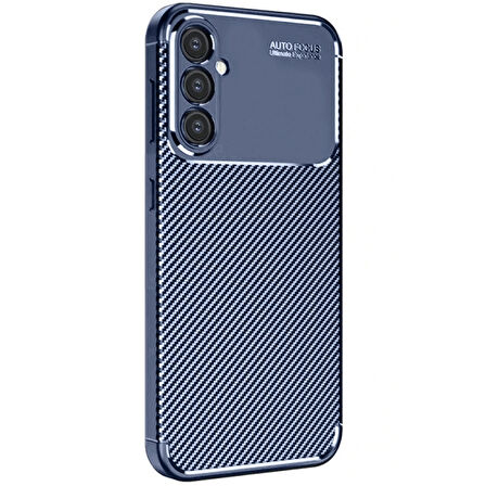 Gpack Samsung Galaxy A36 uyumlu Kılıf Negro Karbon Görünümlü Silikon