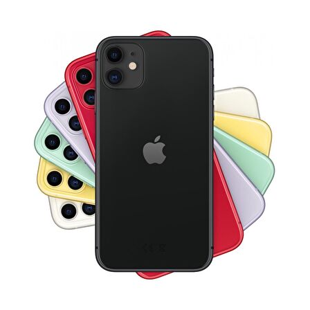 iPhone 11 64GB Siyah - Yenilenmiş - Yenilio Yenilisi - A Kalite