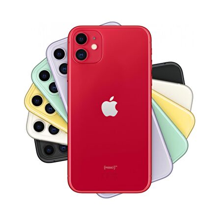 iPhone 11 (PRODUCT)RED 128GB - Yenilenmiş - Yenilio Yenilisi - A Kalite