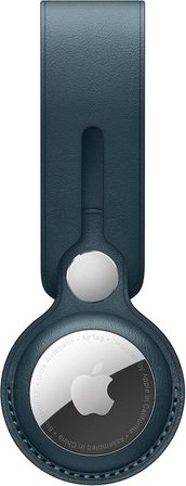Apple Airtag Leather Loop Baltic Blue - Outlet