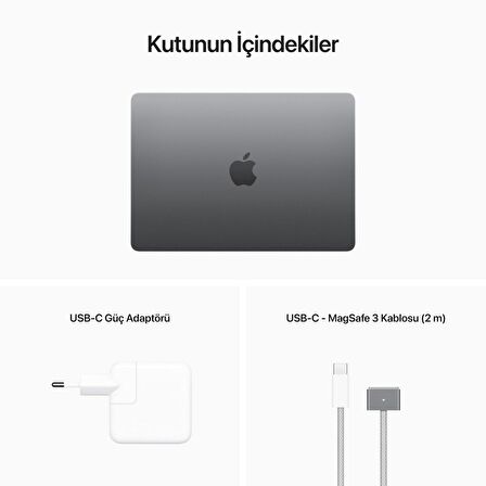 Apple MacBook Air 13'' M2 Çip 8 Çekirdekli CPU 8 Çekirdekli GPU 8 GB Bellek 256GB SSD Uzay Grisi - MLXW3TU/A