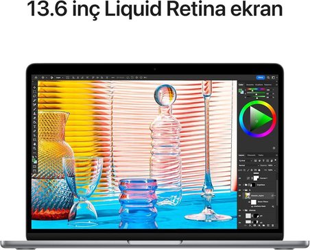 MacBook Air M2 8 GB 512 GB SSD 13.6" MLXX3TU/A Uzay Grisi Outlet (Açıklamayı Okuyunuz)
