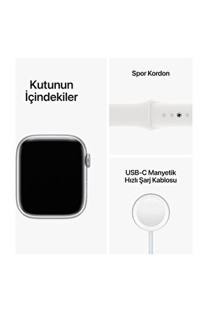 Apple Watch Series 8 MP6K3TU/A Gümüş Akıllı Saat