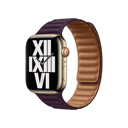 Apple Watch 41 mm Leather Link M/L (MP823ZM/A) - Kestane