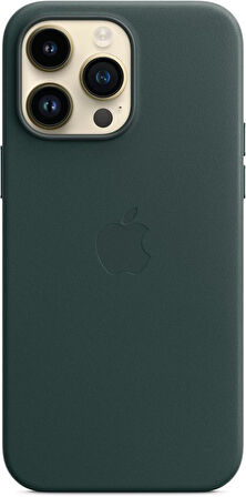 Apple iPhone 14 Pro Max MagSafe Özellikli Deri Kılıf Orman Yeşili MPPN3ZM/A Teşhir