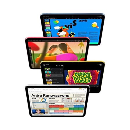Apple 10.9 inç iPad Wi-Fi + Cellular 64GB - Pembe MQ6M3TU/A