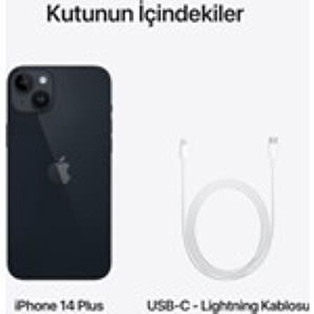 Apple iPhone 14 Plus 512 GB Siyah Cep Telefonu (Apple Türkiye Garantili)