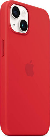 iPhone 14 için MagSafe özellikli Silikon Kılıf - (PRODUCT)RED Outlet