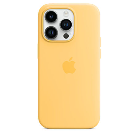 iPhone 14 Pro Silicone Case with MagSafe - Sunglow