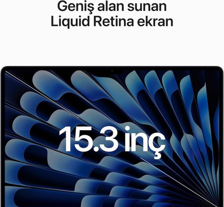 MacBook Air M2 8 GB 512 GB SSD 15.3" MQKX3TU/A Gece Yarısı Outlet (Açıklamayı Okuyunuz)