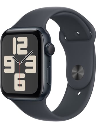 Apple Watch SE 2 2023 GPS 40mm Gece Yarısı Alüminyum Kasa ve Spor Kordon Akıllı Saat - Teşhir