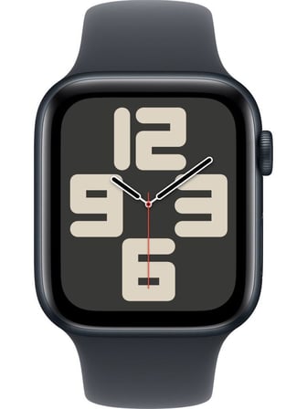 Apple Watch SE 2 2023 GPS 40mm Gece Yarısı Alüminyum Kasa ve Spor Kordon Akıllı Saat - Teşhir
