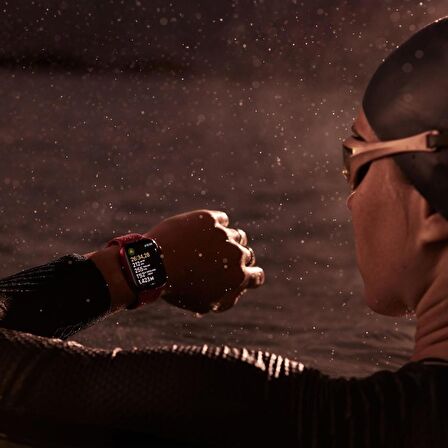 Apple Watch Series 9 GPS 41mm Yıldız Işığı Alüminyum Kasa ve Yıldız Işığı Spor Kordon - M/L - MR8U3TU/A