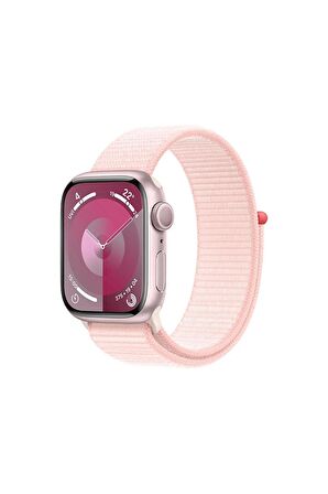 Apple Watch Series 9 GPS 41mm Pembe Alüminyum Kasa ve Uçuk Pembe Spor Kordon Akıllı Saat MR953TU/A