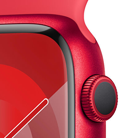 Apple Watch Series 9 GPS 45 mm PRODUCT(RED) Alüminyum Kasa ve (PRODUCT)RED Spor Kordon - S/M - MRXJ3TU/A