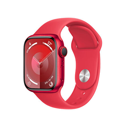 Apple Watch Series 9 GPS + Cellular 41 mm PRODUCT(RED) Alüminyum Kasa ve (PRODUCT)RED Spor Kordon - M/L - MRY83TU/A