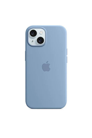 iPhone 15 MagSafe Özellikli Silikon Buz Mavisi Kılıf MT0Y3ZM/A