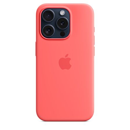 APPLE IPHONE 15 PRO SILIKON MAGSAFE KILIF GUAVA