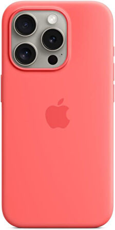 iPhone 15 MagSafe Özellikli Silikon Guava Kılıf MT0V3ZM/A Teşhir