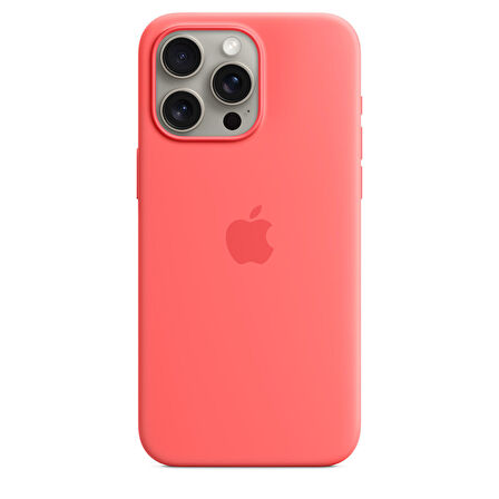 iPhone 15 Pro Max için MagSafe özellikli Silikon Kılıf - Guava - MT1V3ZM/A