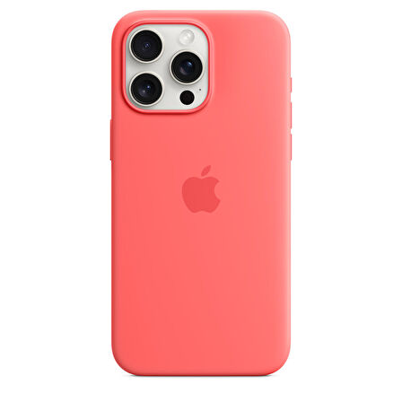 iPhone 15 Pro Max için MagSafe özellikli Silikon Kılıf - Guava - MT1V3ZM/A