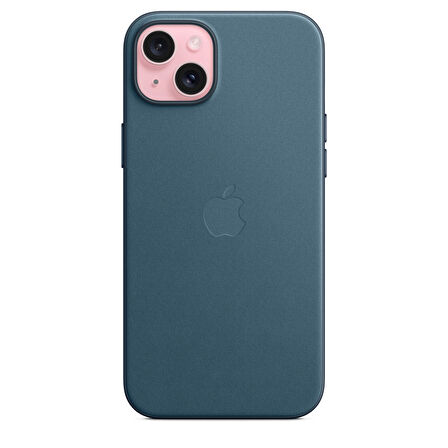 iPhone 15 Plus için MagSafe özellikli Mikro Dokuma Kılıf - Pasifik Mavisi - MT4D3ZM/A